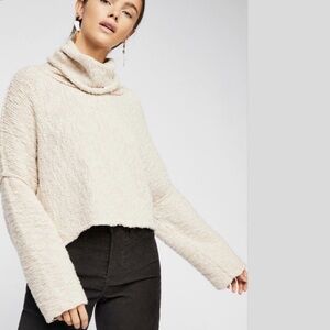 Free People Easy Cowl Pullover Sweater